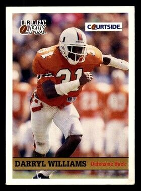 1992 Courtside Draft Pix #40 Darryl Williams Football Card